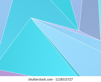 Simple geometric background. Minimal design. Abstract the combination of colored paper. Triangles, shapes of different scale and shape. Vector illustration. The trend of flat, minimalist style.