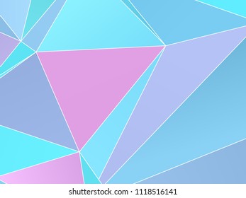 Simple geometric background. Minimal design. Abstract the combination of colored paper. Triangles, shapes of different scale and shape. Vector illustration. The trend of flat, minimalist style.