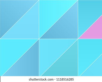 Simple geometric background. Minimal design. Abstract the combination of colored paper. Triangles, shapes of different scale and shape. Vector illustration. The trend of flat, minimalist style.