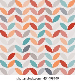 Simple geometric background. Geometric seamless pattern of diamonds and cubes. Abstract image with vibrant colors. Suitable for animation, printing, fabrics, textiles, and web