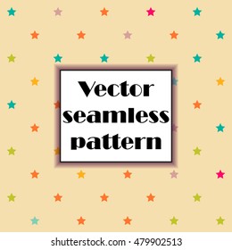 Simple geometric background. Geometric seamless pattern of geometric shapes. Abstract image with bright colors. Suitable for animation, printing, fabrics, textiles, and web