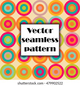 Simple geometric background. Geometric seamless pattern of geometric shapes. Abstract image with bright colors. Suitable for animation, printing, fabrics, textiles, and web