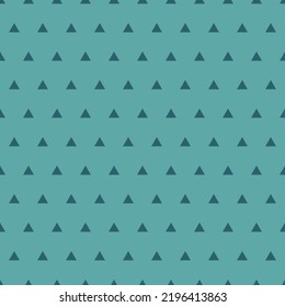 Simple geometric background with triangle, colored green emerald seamless pattern vector illustration for design