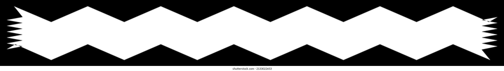 Banner geométrico simple, imagen de clip vectorial de cinta
