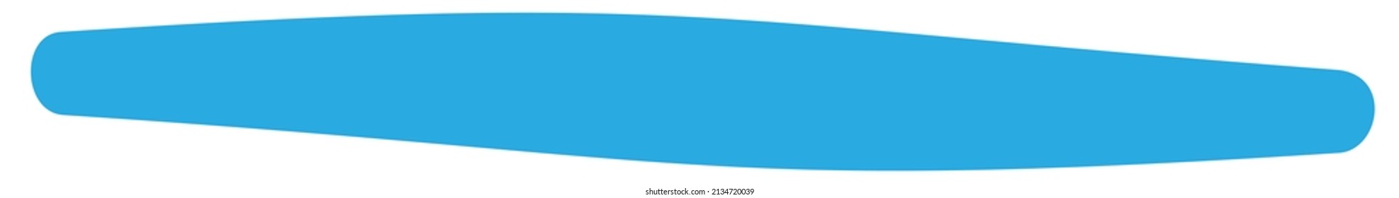 Simple geometric banner, ribbon vector clip-art