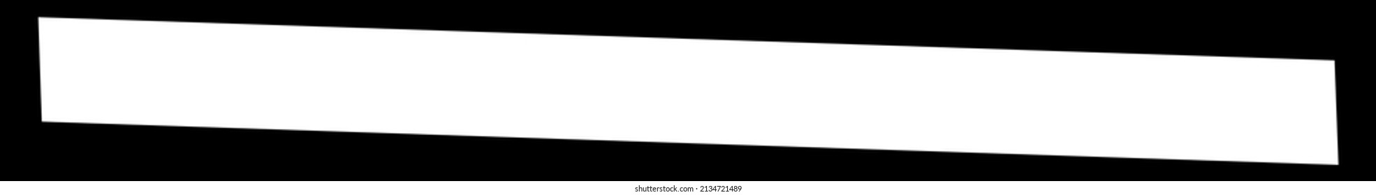 Banner geométrico simple, imagen de clip vectorial de cinta