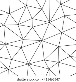 Simple geometric black and white seamless triangle pattern. Seamless triangle pattern from the thin lines.