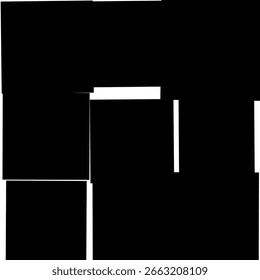 Simple Geometric Blank Frame Box Shape Border Abstract Illustration