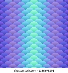 Simple geometric blobs enhanced cold shades neon colored rainbow seamless vector background