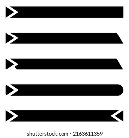 Simple geometric button, banner, plaque shape, design element vector. Empty, blank rectangle tag, label
