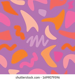 simple geometric color abstraction. Flat shapes background.