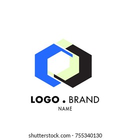 Simple Geometric Corporate Logo Design