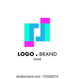 Simple Geometric Corporate Logo Design