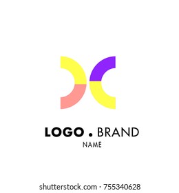 Simple Geometric Corporate Logo Design