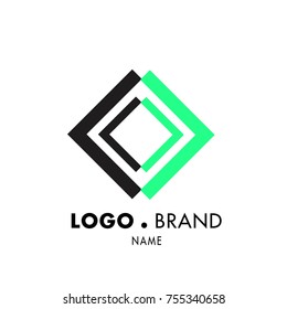 Simple Geometric Corporate Logo Design