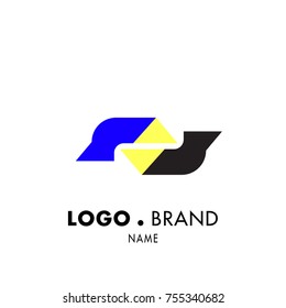Simple Geometric Corporate Logo Design