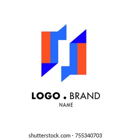 Simple Geometric Corporate Logo Design