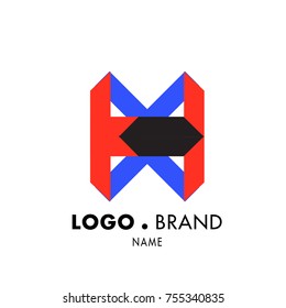 Simple Geometric Corporate Logo Design