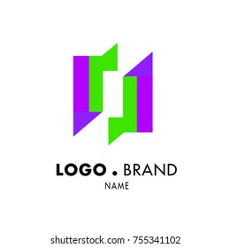 Simple Geometric Corporate Logo Design