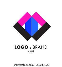 Simple Geometric Corporate Logo Design