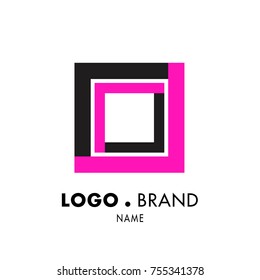Simple Geometric Corporate Logo Design