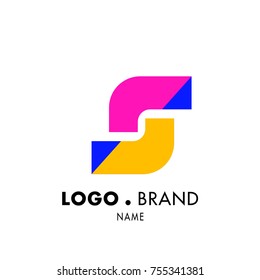 Simple Geometric Corporate Logo Design