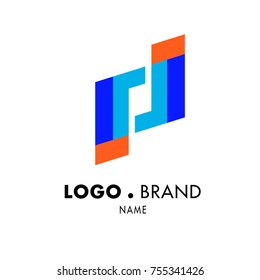 Simple Geometric Corporate Logo Design