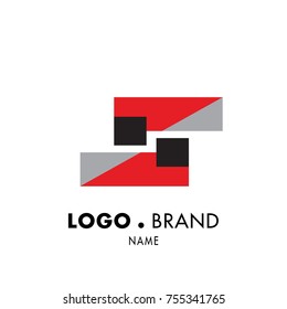 Simple Geometric Corporate Logo Design