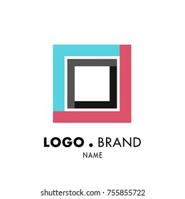 Simple Geometric Corporate Logo Design