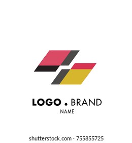 Simple Geometric Corporate Logo Design