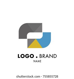 Simple Geometric Corporate Logo Design