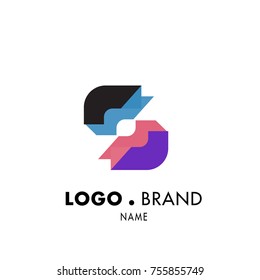 Simple Geometric Corporate Logo Design