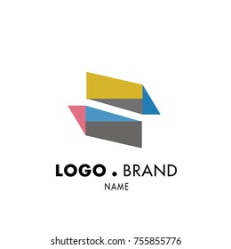 Simple Geometric Corporate Logo Design