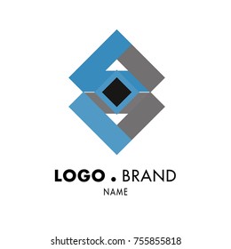 Simple Geometric Corporate Logo Design
