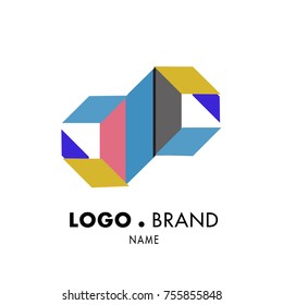 Simple Geometric Corporate Logo Design