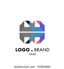 Simple Geometric Corporate Logo Design