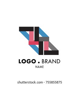 Simple Geometric Corporate Logo Design