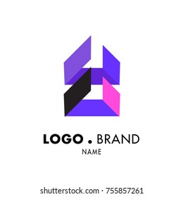 Simple Geometric Corporate Logo Design