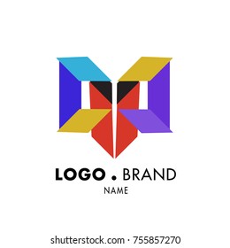 Simple Geometric Corporate Logo Design