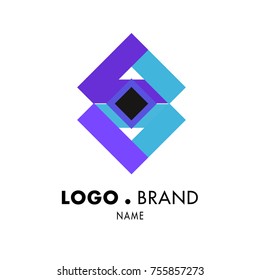 Simple Geometric Corporate Logo Design