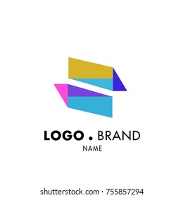 Simple Geometric Corporate Logo Design