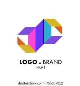 Simple Geometric Corporate Logo Design