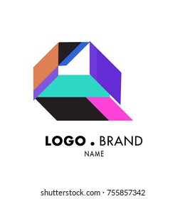 Simple Geometric Corporate Logo Design