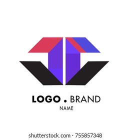 Simple Geometric Corporate Logo Design