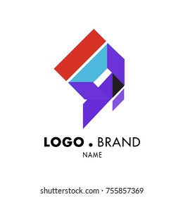 Simple Geometric Corporate Logo Design