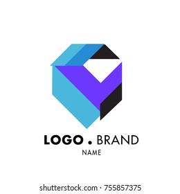 Simple Geometric Corporate Logo Design