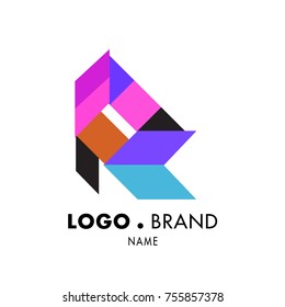 Simple Geometric Corporate Logo Design