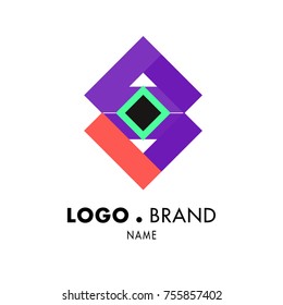 Simple Geometric Corporate Logo Design