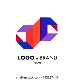 Simple Geometric Corporate Logo Design
