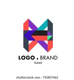 Simple Geometric Corporate Logo Design